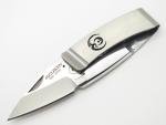 Mcusta Seki Japan Kamon MC-83 Tsuru Crest AUS-8 Folding Money Clip Pocket Knife