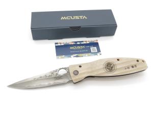 Mcusta Seki Japan Kenshin MC-185G Micarta SPG2 San Mai Folding Pocket Knife