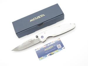 Mcusta Seki Japan MC-0019D Classic Wave Corian Damascus Folding Pocket Knife