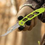 Schrade Isolate Enrage 8 Knife with Replaceable Blades, Slim Profile, Steel, For Hunting, Outdoors, and Everyday Carry