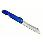 Higonokami Folding Knife, "Mizushibuki" Water splash 100mm, Blue - US Seller