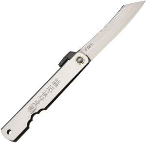 Higonokami Folding Pocket Knife New Triple Layered SK Folder NO. 6 (SILVER)