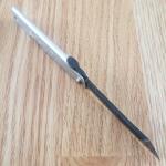 Higonokami No 10 Folding Knife 3" Blue Paper Steel Blade Gray Matte Iron Handle