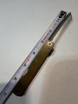 Japanese Higonokami Style Brass Folding Knife Kanji Marked