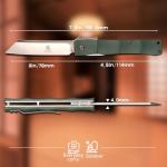 KATSU D2 Steel Bamboo Style Folding Knife