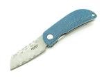 Mcusta Seki Japan MC-212D Petit VG-10 Damascus Small Folding Linerlock Pocket Knife Blue Black