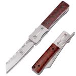 Katsu Handmade Damascus Steel Folding Pocket Knife