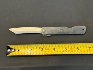 Japanese Higonokami Folding Knife Kanji Handle Vintage Style 5.5”