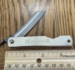 Higonokami No 3 Silver Folder Knife - Made in Japan NEW *Combined Shipping