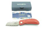 Mcusta Seki Japan MC-213D Petit VG-10 Damascus Small Folding Pocket Knife Blue Orange