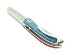 Mcusta Seki Japan MC-213D Petit VG-10 Damascus Small Folding Pocket Knife Blue Orange