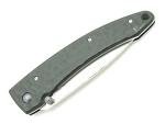 Mcusta Seki Japan Shadow MC-0114BD VG-10 Damascus Framelock Folding Pocket Knife, black