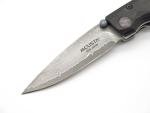 Mcusta Seki Japan Tsuchi MC-79DP Black Wood VG-10 Damascus Folding Pocket Knife