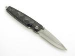 Mcusta Seki Japan Tsuchi MC-79DP Black Wood VG-10 Damascus Folding Pocket Knife