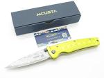 Mcusta Seki Japan MC-164D Gold Japanese Bushi Sword VG-10 Damascus Folding Knife