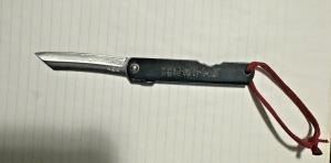 HIGONOKAMI  Stainless Steel Japanese Folding Knife (Large) Made in Japan