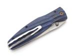 Mcusta Seki Japan MC-186D Masamune Blue & VG-10 Damascus Folding Pocket Knife