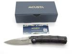 Mcusta Seki Japan Shinra Emotion MC-76DP VG-10 Damascus Folding Pocket Knife Black