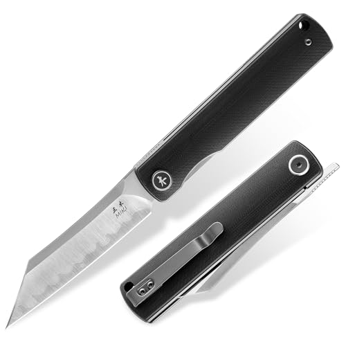 Japanese Higonokami Knife, G10 Handle, SLD-MAGIC Steel, Clip