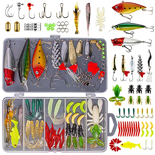 Complete Freshwater Fishing Lures Kit for Preppers