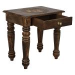 Art Deco Carved Tarot Card Table