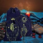 Tarot Card Velvet Storage Bag Set