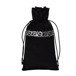 BLESSUME Black Tarot Card Bag Pouch