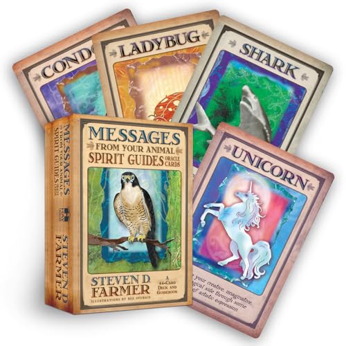 Animal Spirit Guides Oracle Cards: 44-Card Deck & Guidebook