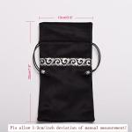 BLESSUME Black Tarot Card Bag Pouch