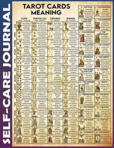 Tarot Cheat Sheet Self-Care Journal Planner