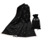 BLESSUME Tarot Card Table Cloth & Bag (Black)