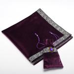Purple Witch Altar Tarot Table Cloth with Pouch