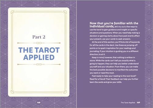 Guided Tarot Journal with Intuitive Prompts and Spreads