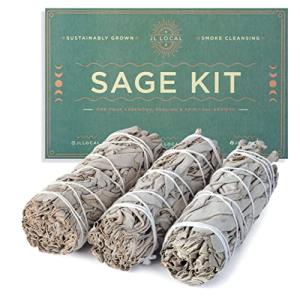 4" Handcrafted White Sage Smudge Sticks with Instructions