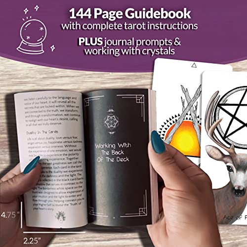 Naked Heart Tarot Deck by Jillian C. Wilde - Animal & Nature Theme TarotCards