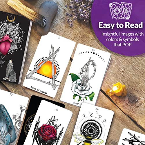 Naked Heart Tarot Deck by Jillian C. Wilde - Animal & Nature Theme TarotCards