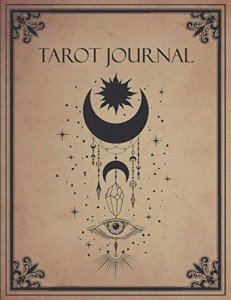 Celestial Moon Design 3 Card Tarot Journal