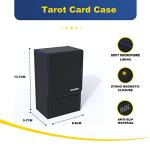 Blue Interior Tarot Card Holder with Magnetic Closure
