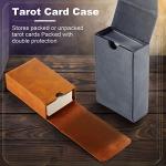 Leather Tarot Card Case Set - Sun & Moon Design