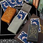 Leather Tarot Card Case Set - Sun & Moon Design