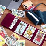 Velvet Tarot Wrap and Pouch Storage Set