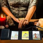 Velvet Tarot Wrap and Pouch Storage Set
