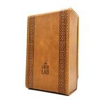 Brown Leather Tarot Card Case - Tree of Life Design