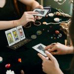 Complete Tarot Card Holder Set with Crystals & Tools