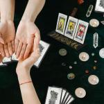 Complete Tarot Card Holder Set with Crystals & Tools