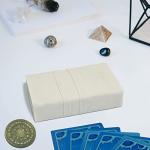 Velvet Tarot Card Holder Set - White & Gray