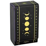 Moon Phase Leather Tarot Card Holder Box