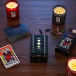 Moon Phase Leather Tarot Card Holder Box