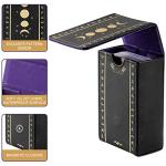 Moon Phase Leather Tarot Card Holder Box