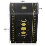 Moon Phase Leather Tarot Card Holder Box